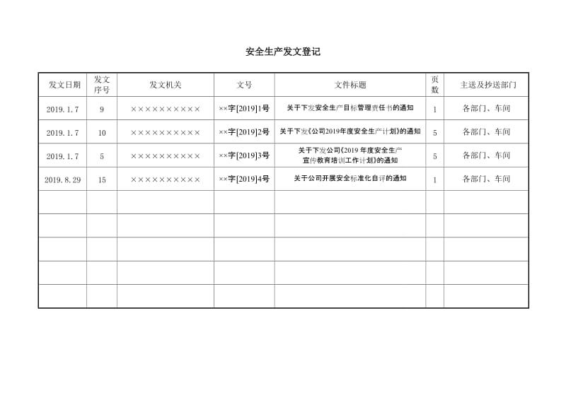 法律法规与管理制度作业文件表单.doc_第1页