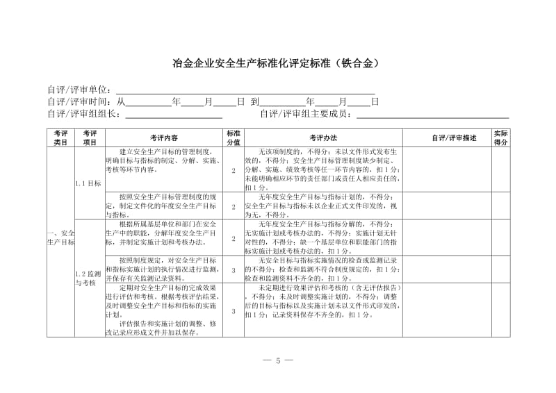 冶金企业安全生产标准化评定标准（铁合金）.doc_第3页