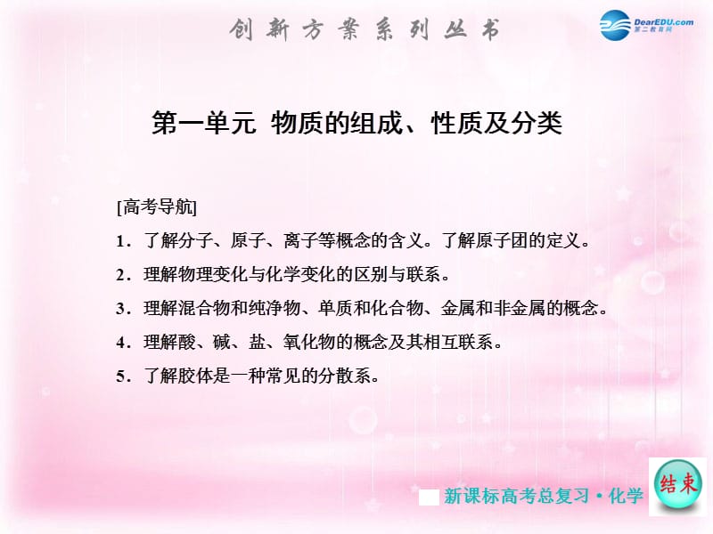 【创新方案】2016高考化学大一轮复习 第二章 第一节 物质的组成、性质及分类课件 新人教版.ppt_第2页