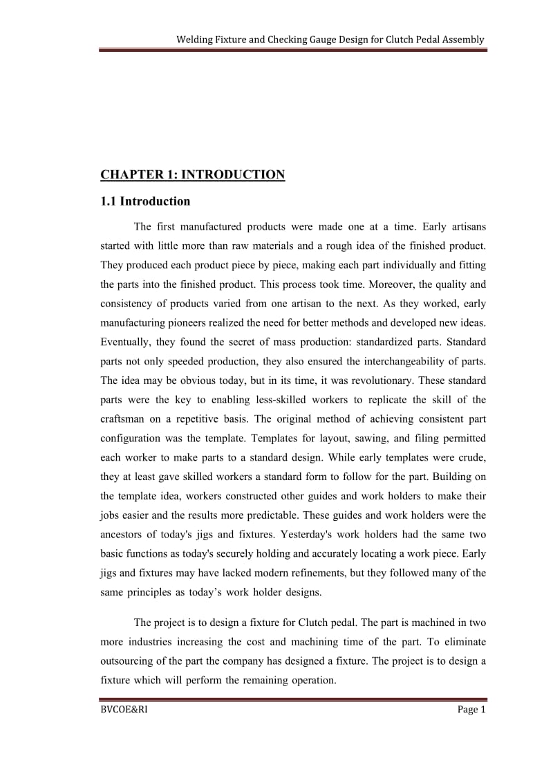 Welding Fixture and Checking Gauge Design for Clutch Pedal 检查离合器踏板焊接夹具和量具的设计.doc_第1页