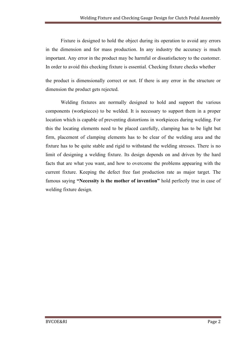 Welding Fixture and Checking Gauge Design for Clutch Pedal 检查离合器踏板焊接夹具和量具的设计.doc_第2页