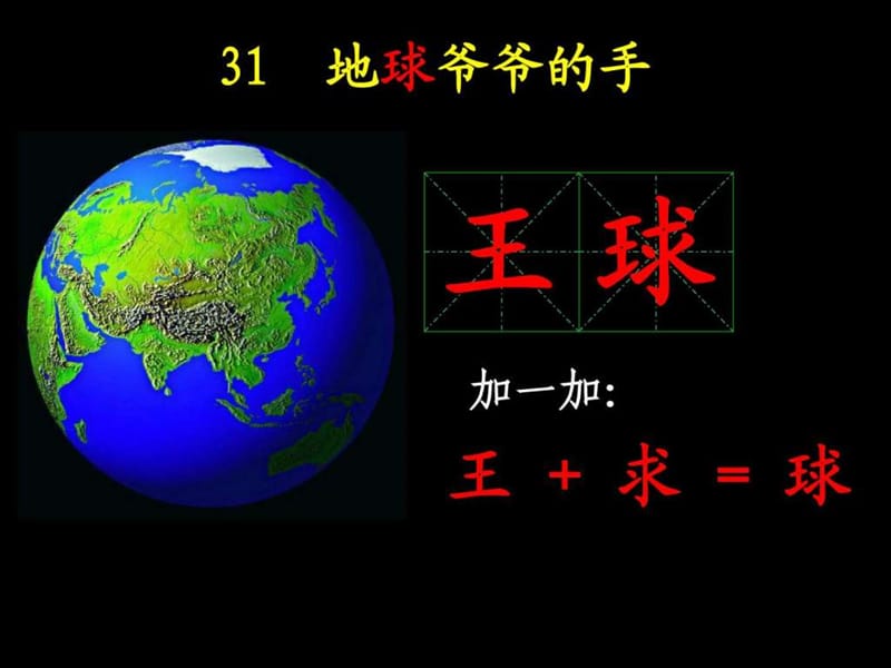 一年级语文下册_地球爷爷的手_ppt课件.ppt_第2页