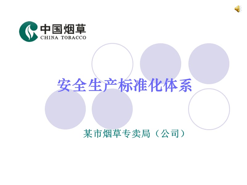 2019某烟草公司安全生产标准化体系.ppt_第1页