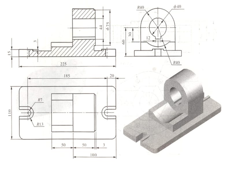 1 机械绘图专用图纸 机械 模具 设计 CAD PROE UG 习练图纸全集.ppt_第1页