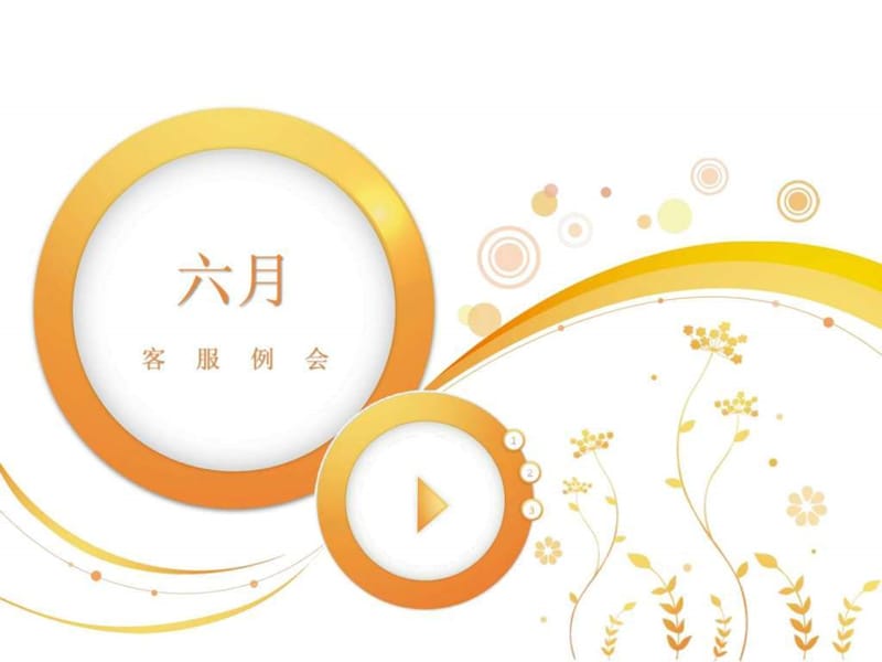 2019客服部部门例会-6月_图文.ppt.ppt_第1页