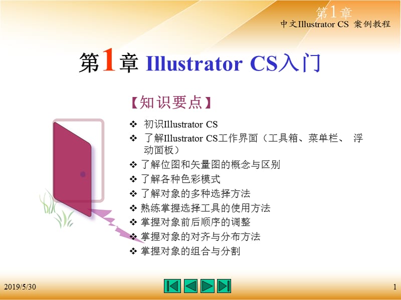 中文Illustrator CS案例教材.ppt_第1页