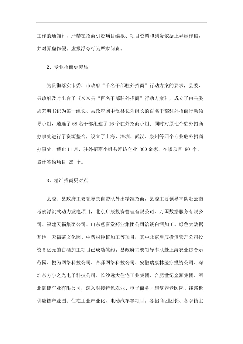 2019招商局招商引资工作总结及计划精选.doc_第2页