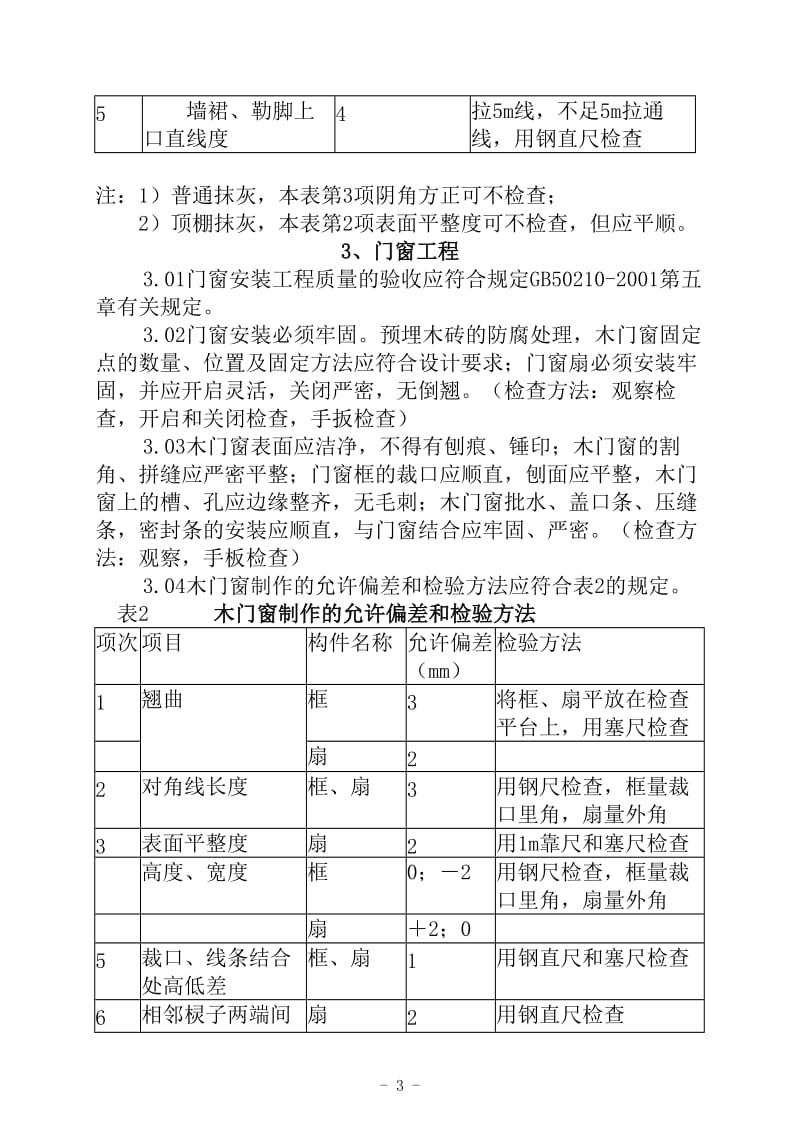 山东省居室装修工程质量验收办法.doc_第3页