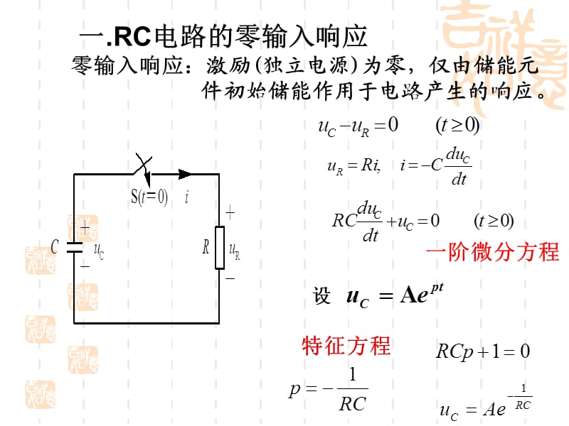 电路一阶电路的零输入响应.ppt_第2页