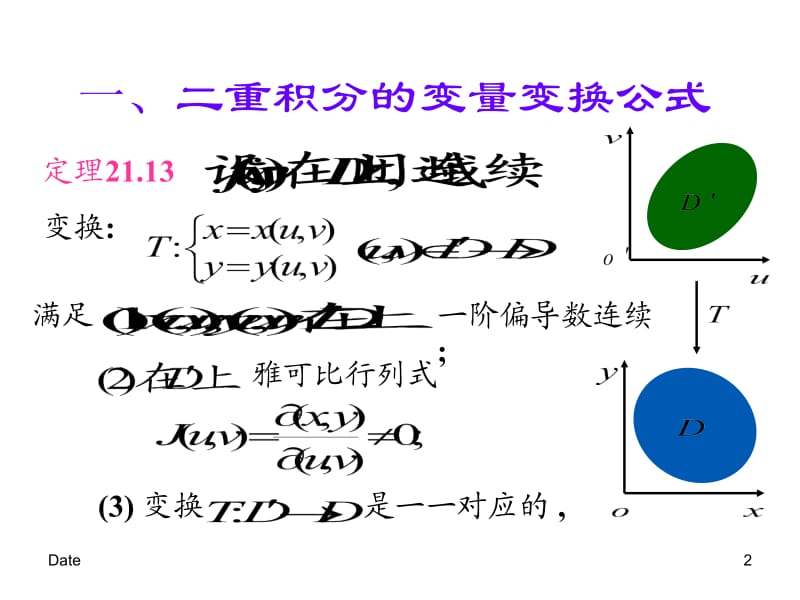 二重积分的变量变换公式用极坐标计算二重积分.ppt_第2页