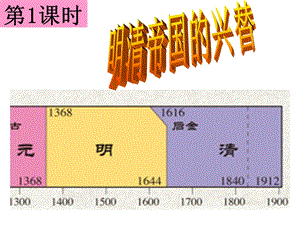 人教版八下第五单元第五课第一框明清帝国的兴替(共29张PPT).ppt