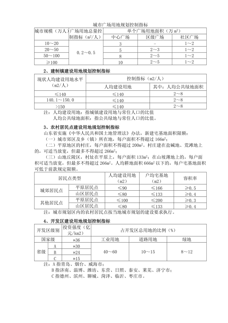 山东省建设用地集约利用控制标准.doc_第2页