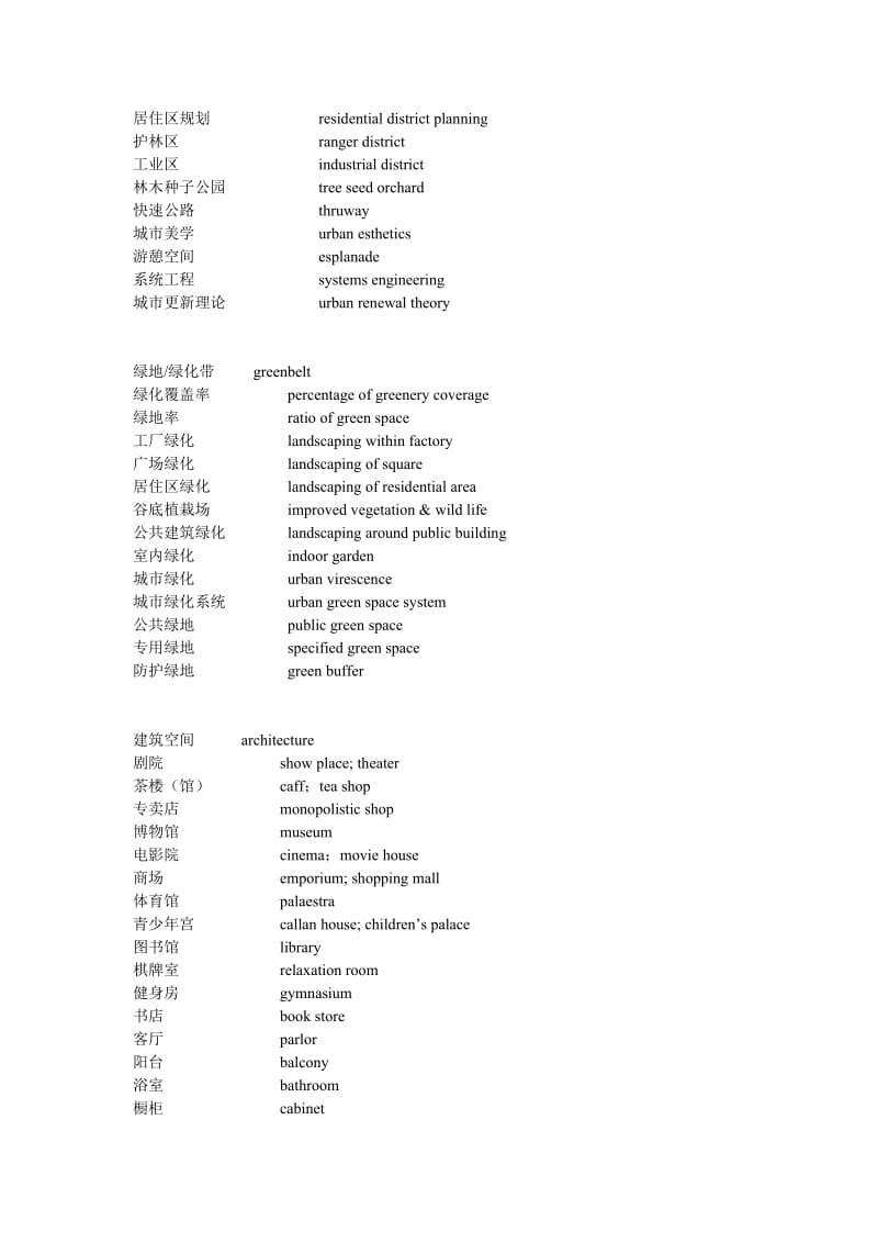 园林应用英语planning.doc_第2页