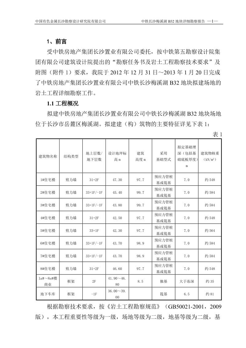 中铁长沙梅溪湖B32地块详勘报告.doc_第1页