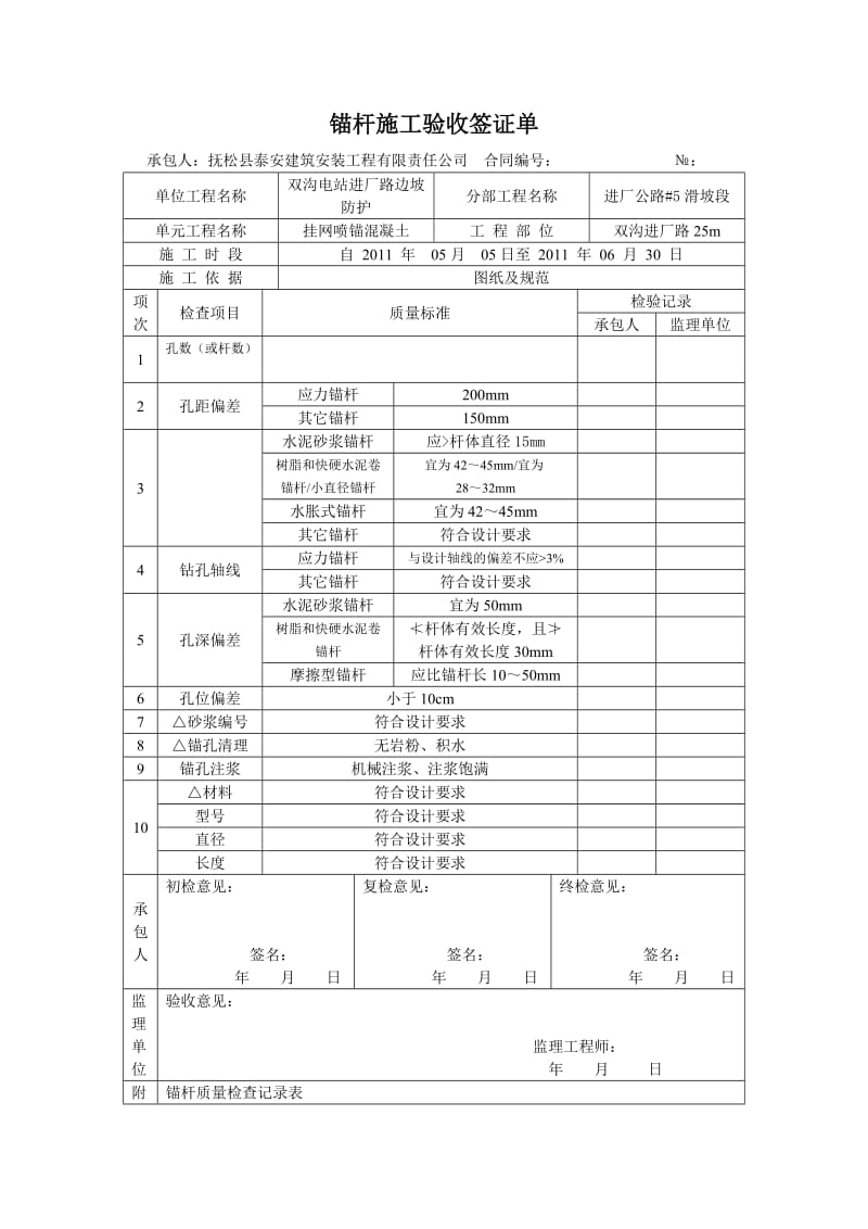 喷锚支护单元验收表格.doc_第2页