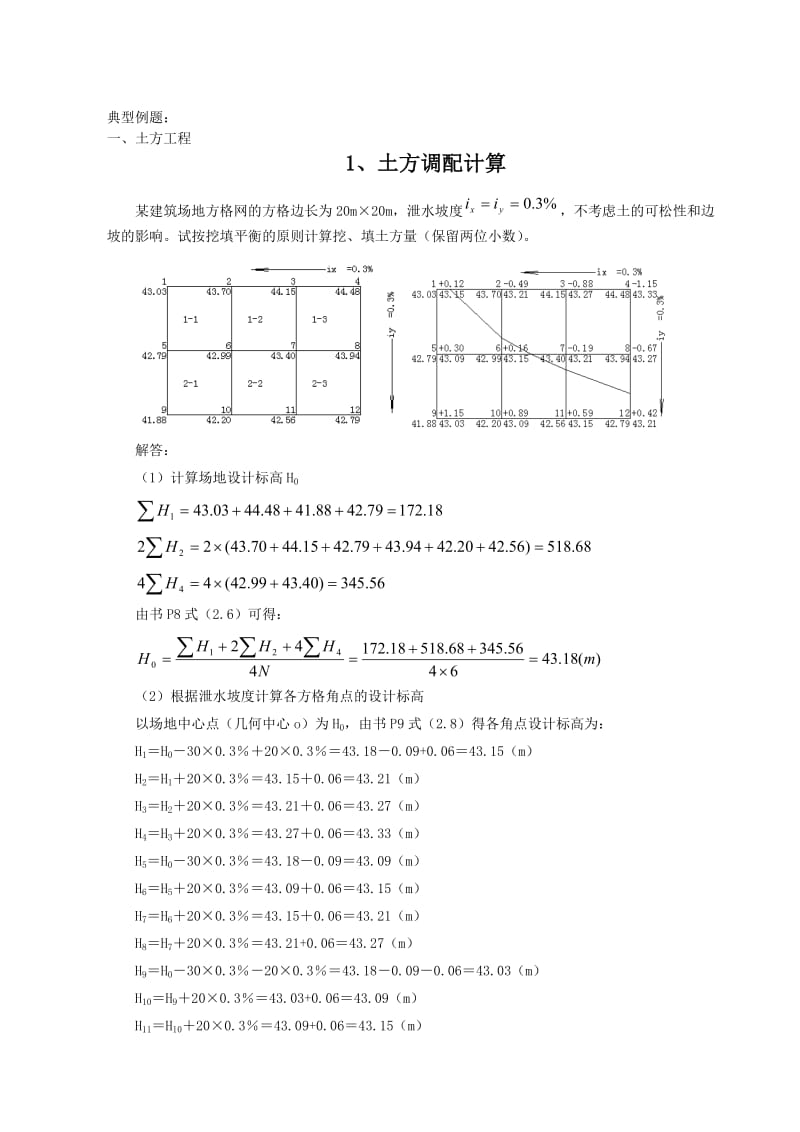 土方,模板等.doc_第1页