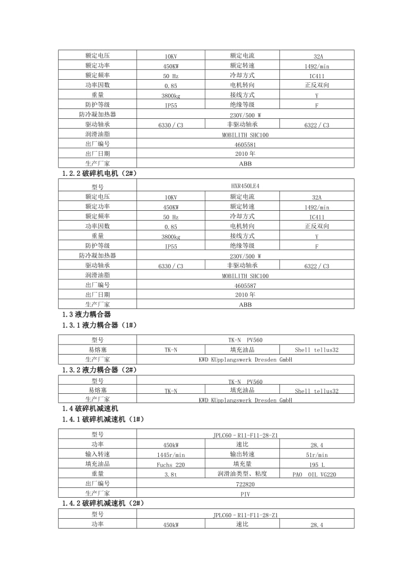 VMB3000破碎机主要机电设备参数.doc_第2页