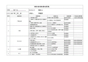 综合安全检查记录表.doc