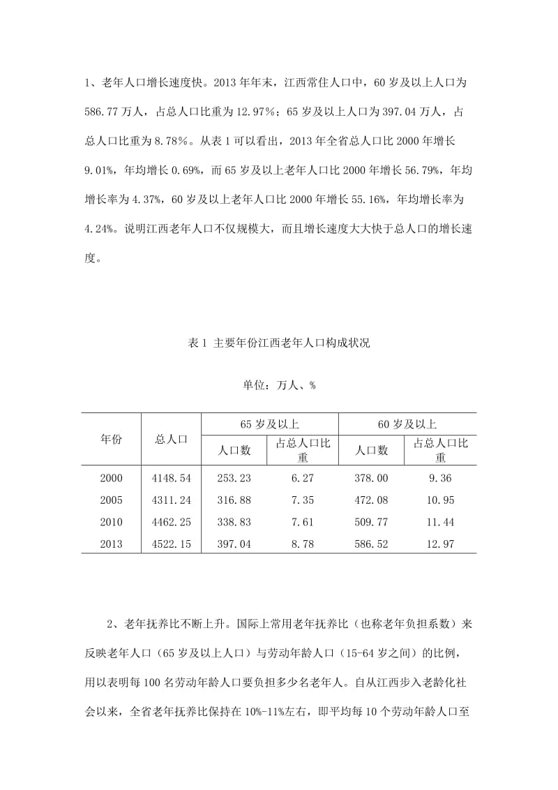 江西老年人口分析.doc_第1页