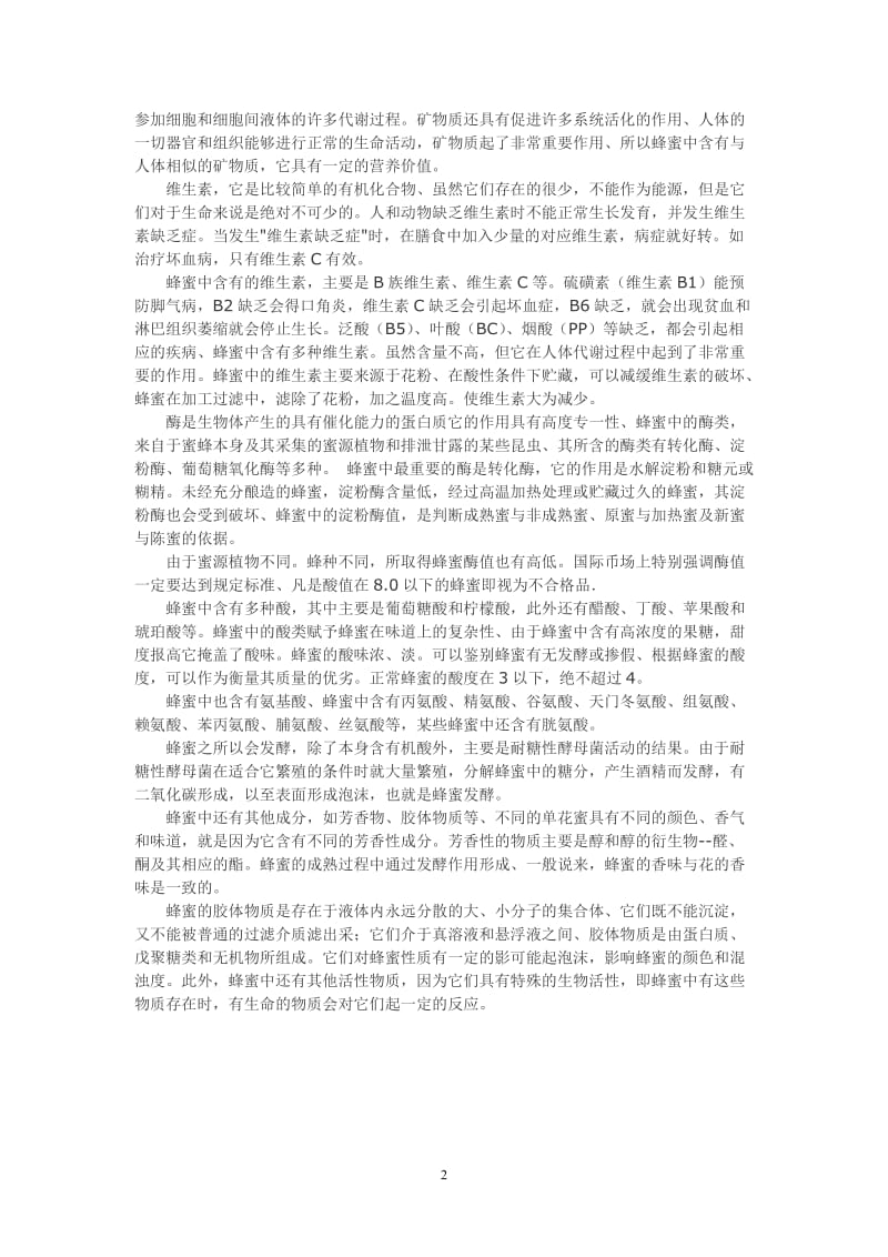 蜂蜜的成分.doc_第2页