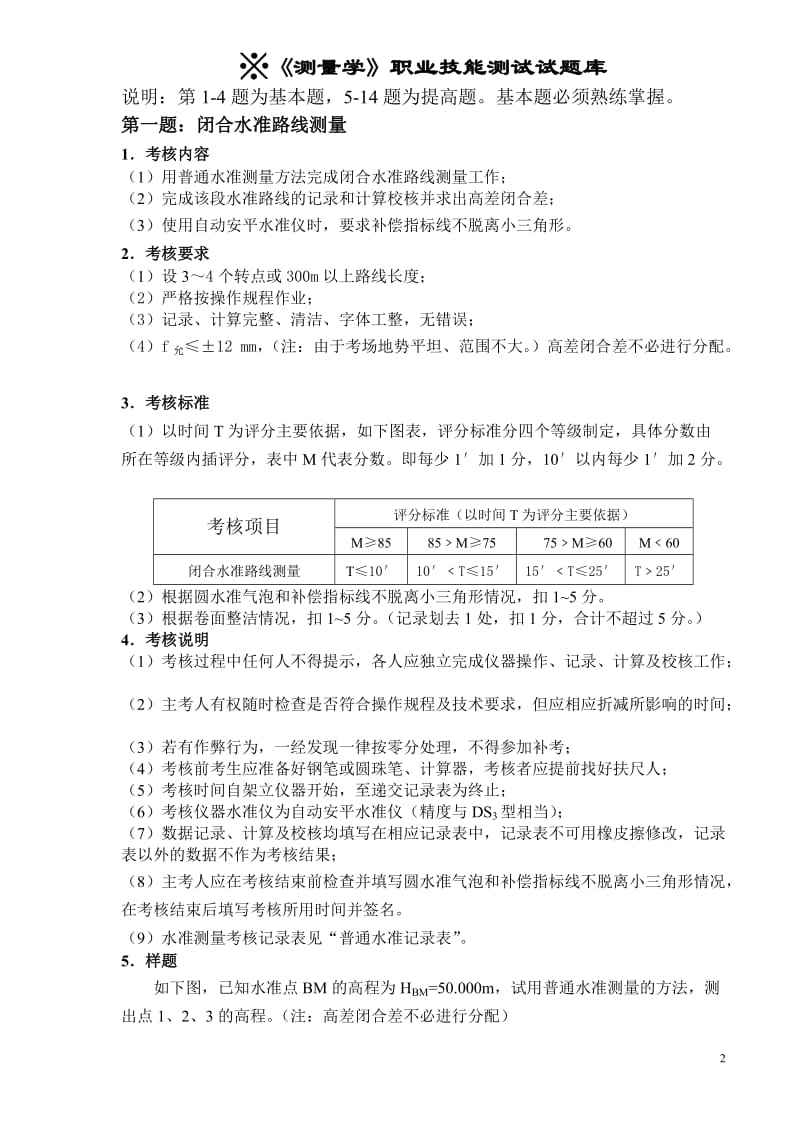 测量学职业技能测试.doc_第2页