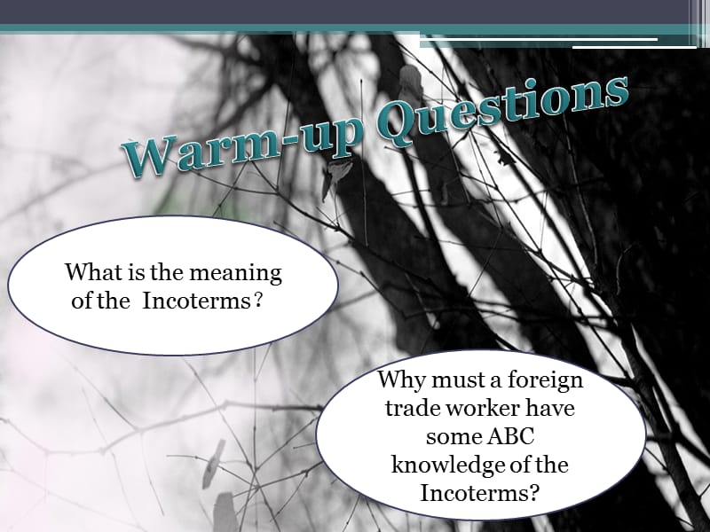 大学外贸英语chapter 18 Trade Terms— Incoterms.ppt_第2页