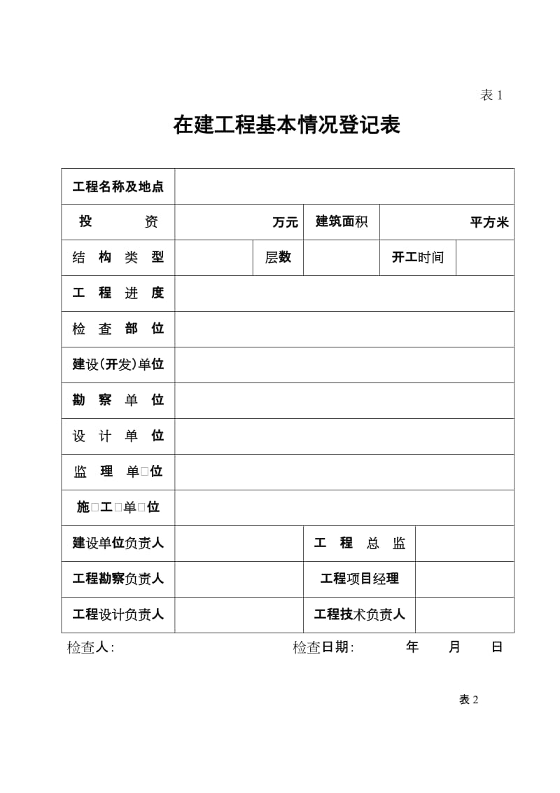 德清县房屋建筑工程质量安全监督执法检查表.doc_第2页