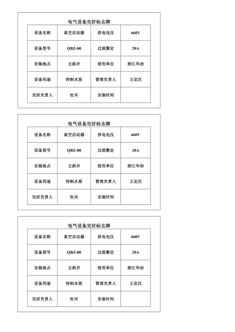 电气设备完好标志牌.doc_第1页