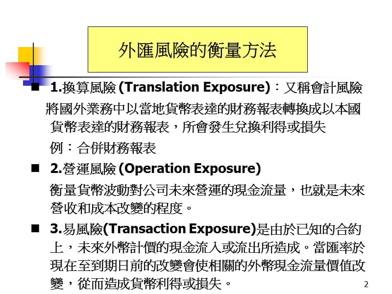 第十章衡量与管理货币换算与交易风险.ppt_第2页