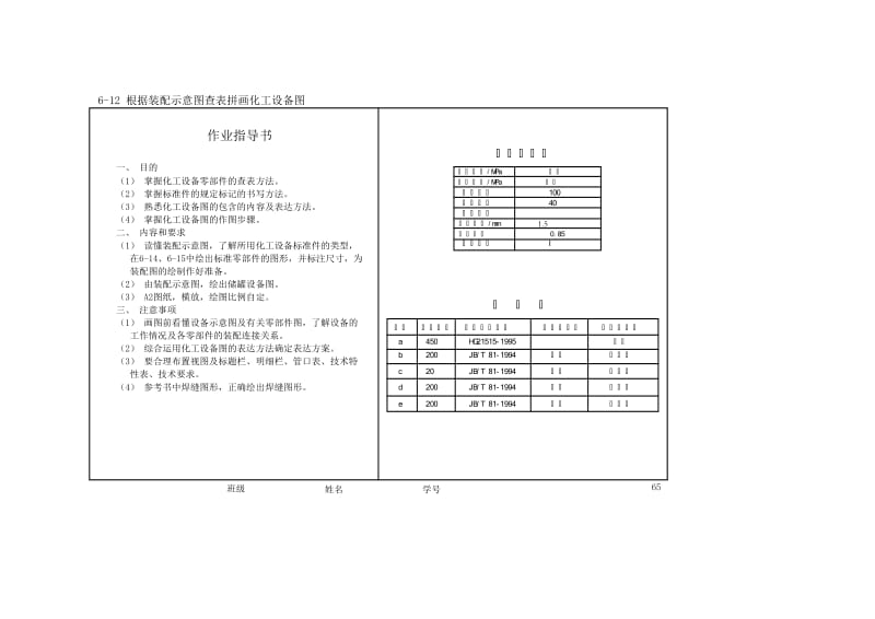 化工制图读工艺流程图、设备平面图、绘管道等…….doc_第1页