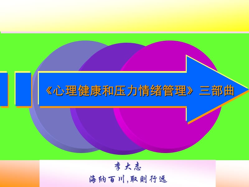 心理健康学员手是册ppt课件.ppt_第1页