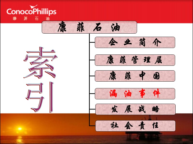 康菲石油案例分析_等_管理学作业.ppt_第2页