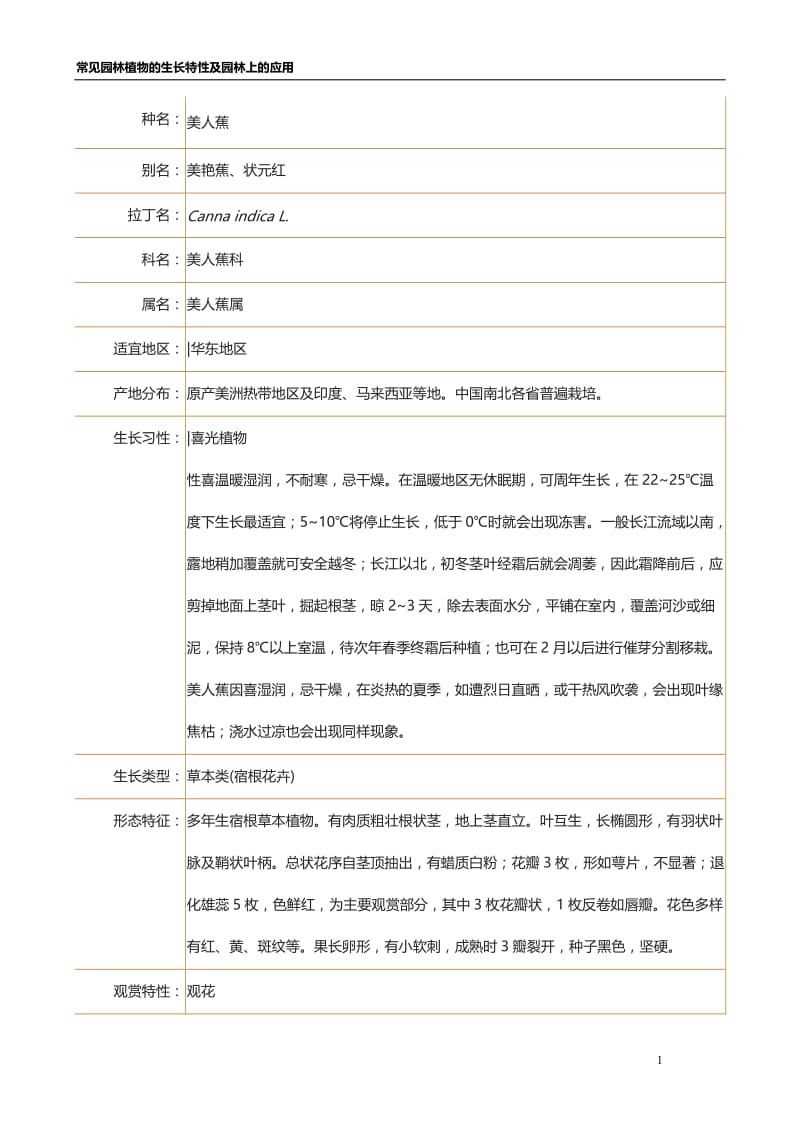 园林植物生长习性.doc_第1页