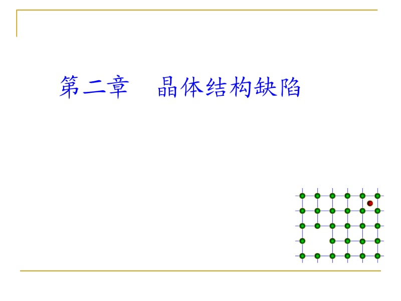 晶体结构缺陷的类型.ppt_第1页