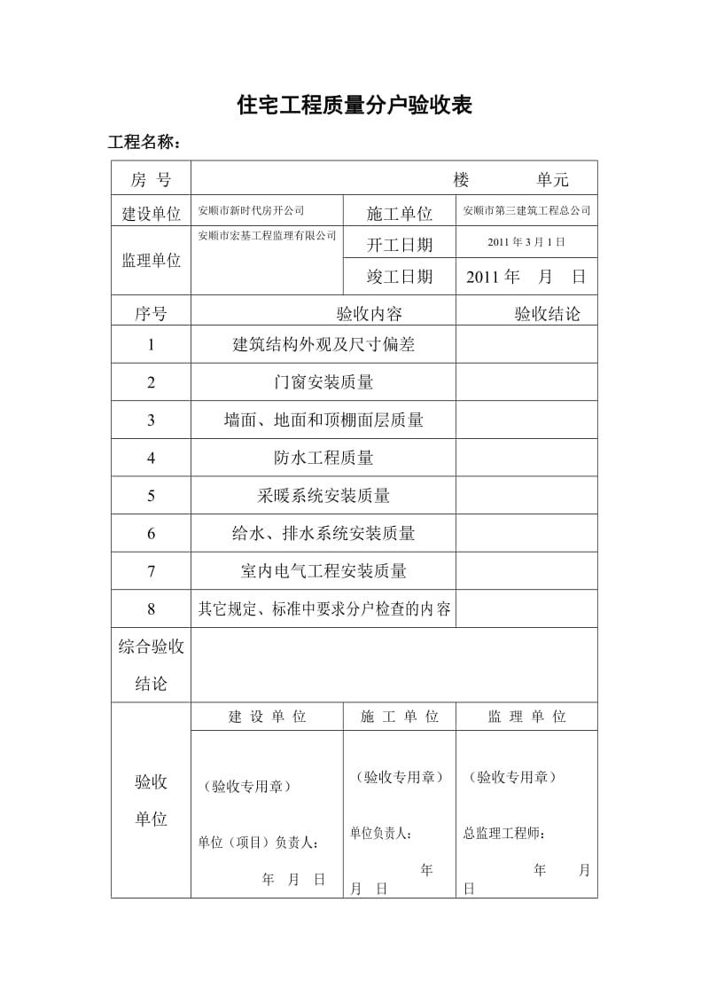 住宅工程质量分户验收汇总表.doc_第2页