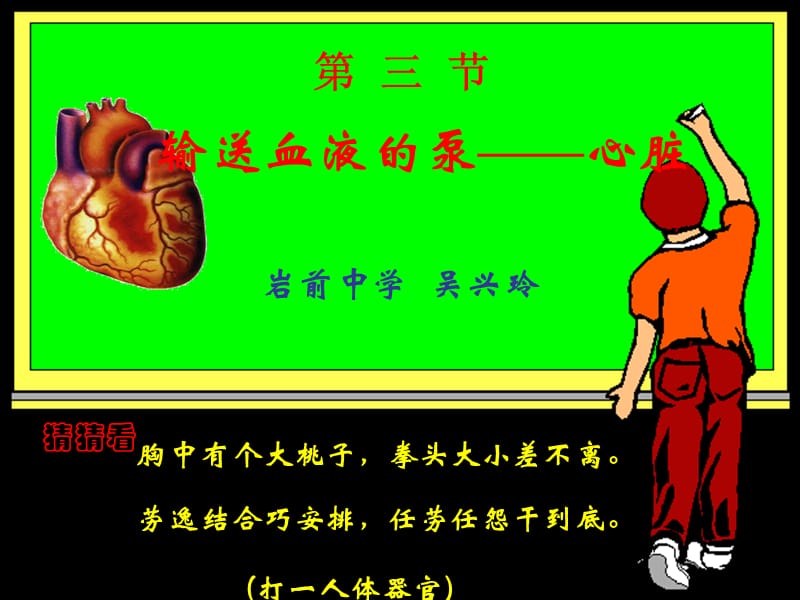 心脏和循环教学的ppt课件.ppt_第1页