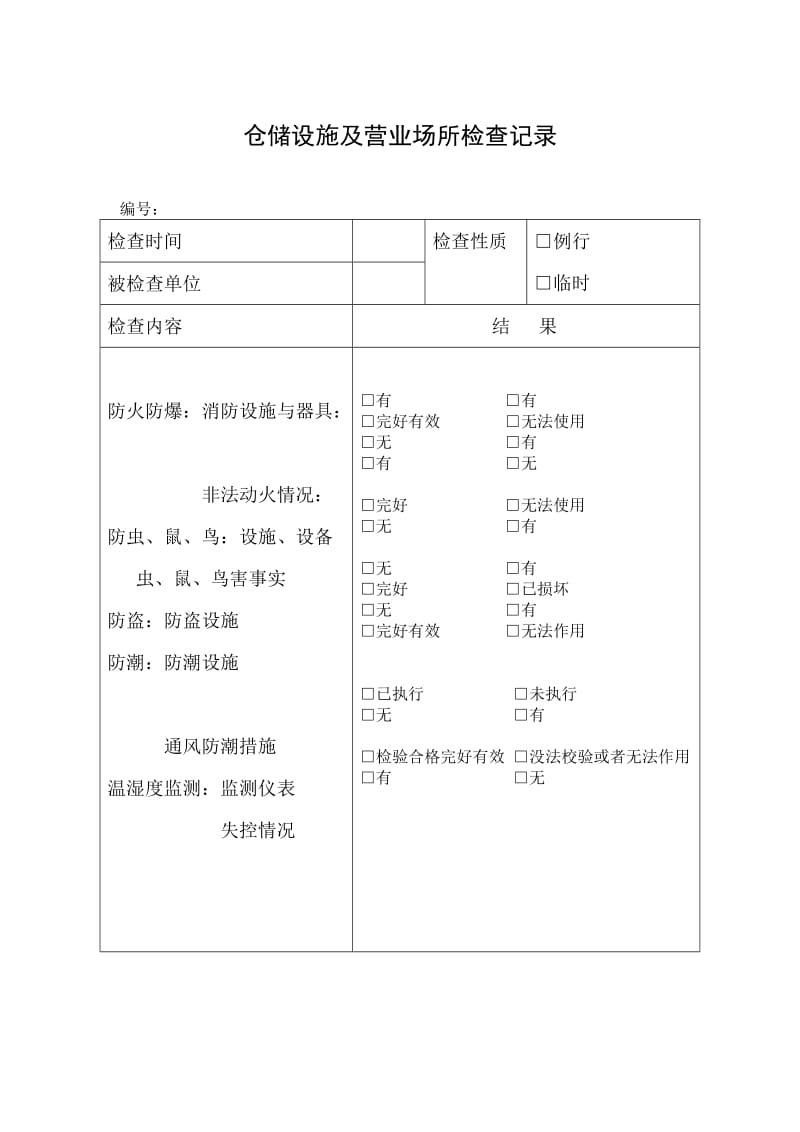 兽药GSP认证材料样表.doc_第1页