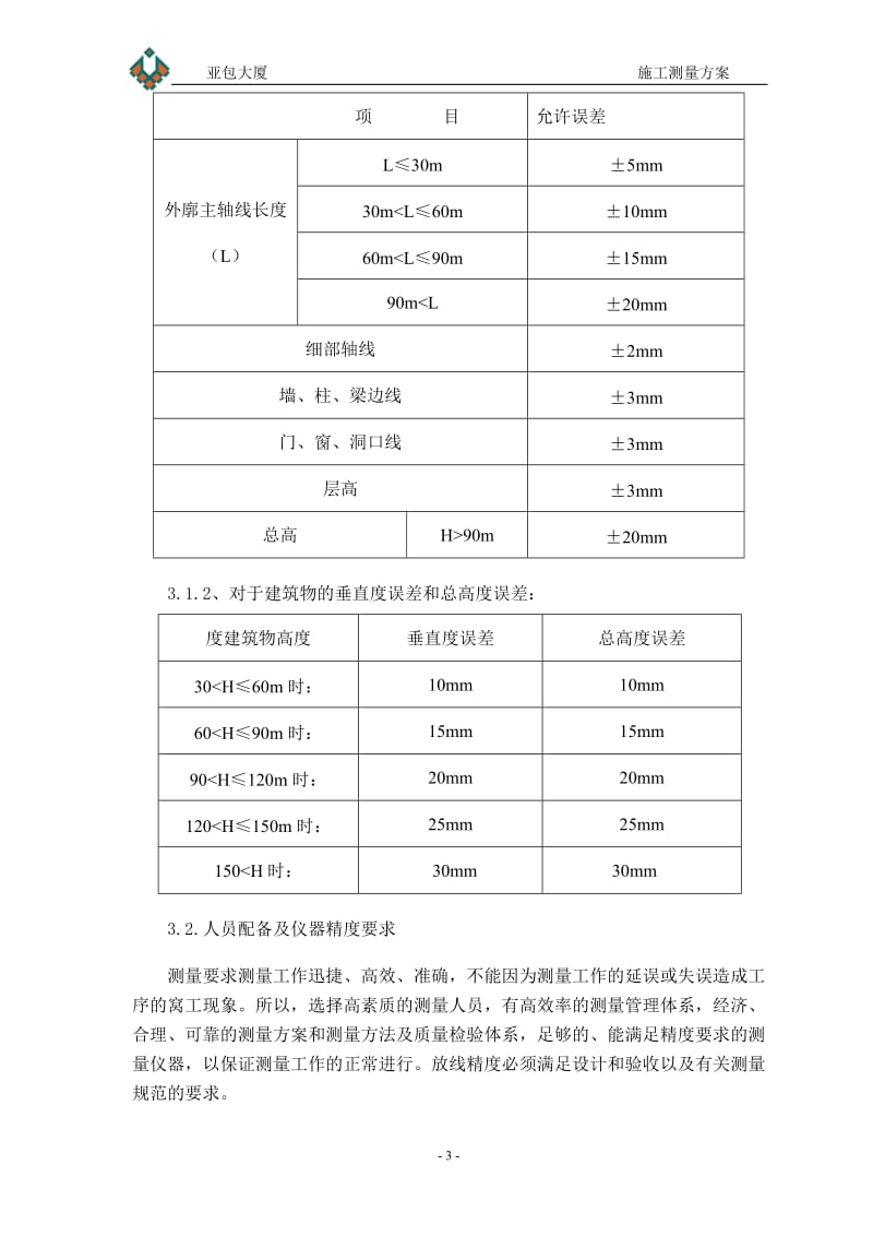 亚包大厦施工测量方案修改.doc_第3页