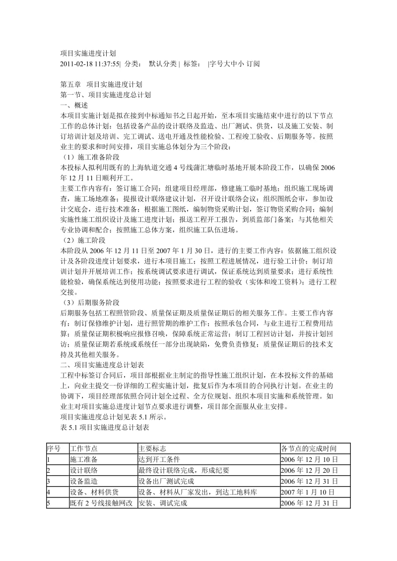 项目实但施进度计划.doc_第1页