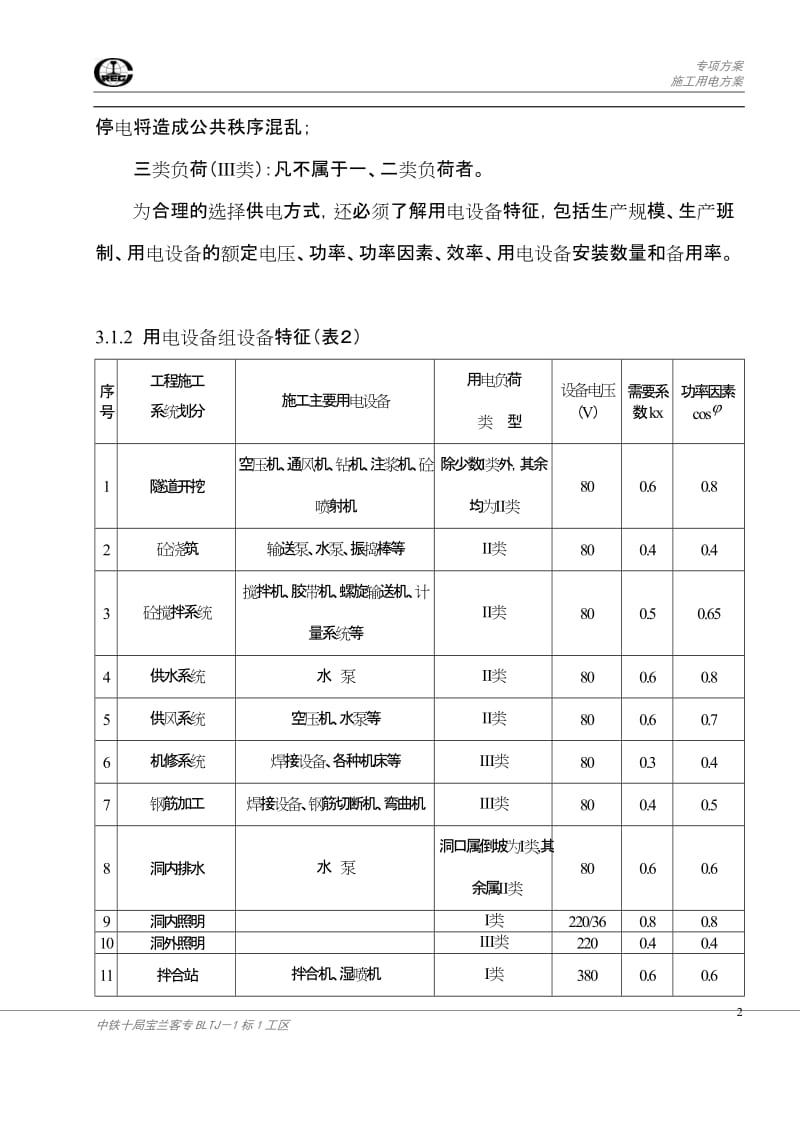 隧道施工临时没用电方案.doc_第3页