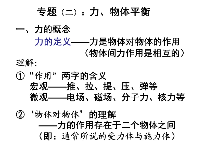 力物体平衡.ppt_第1页