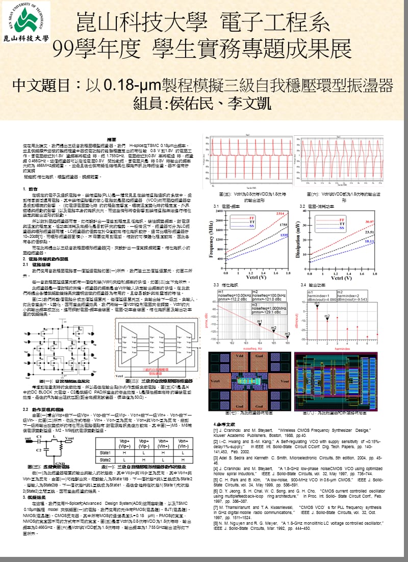 崑山科技大学电子工程系99学年度学生实务专题成果展.ppt_第1页