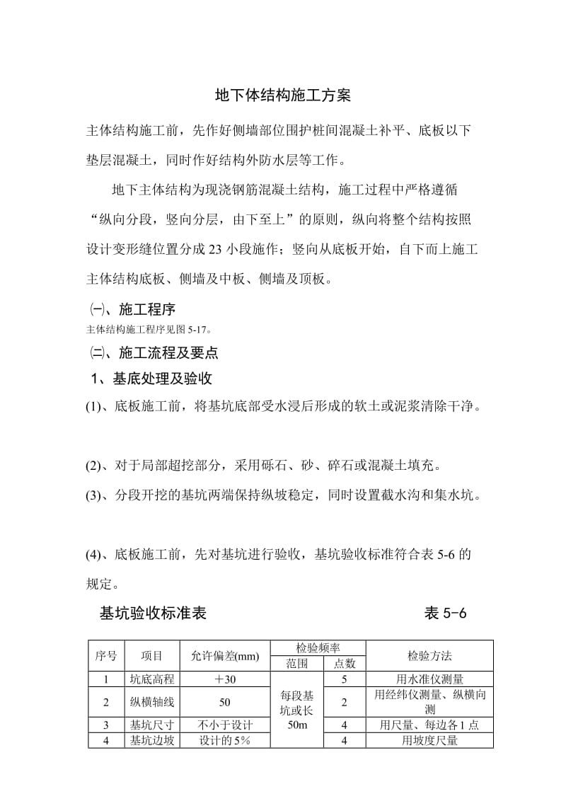 过街人行地道地下体结构施工方案.doc_第1页