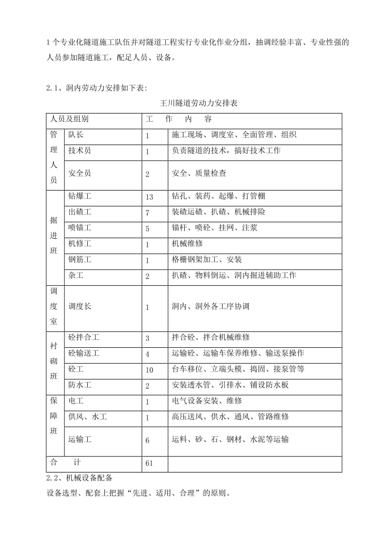 隧道施工总体计划安排.doc_第2页