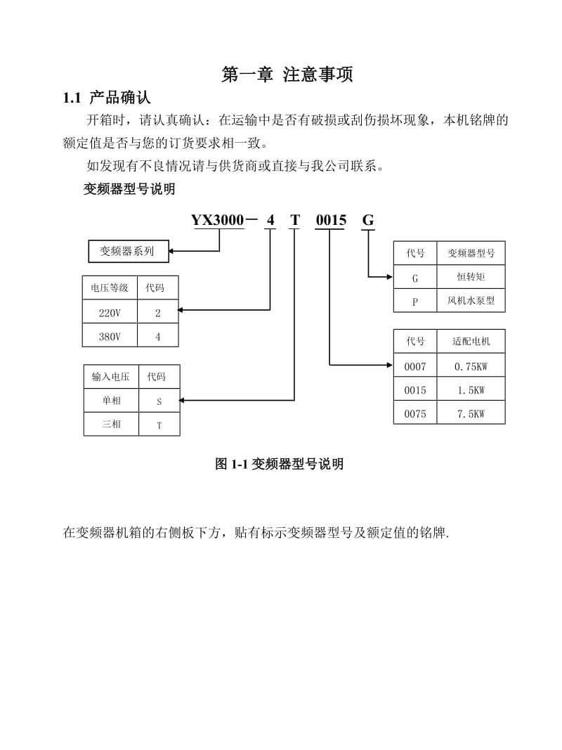 源信YX3000变频器使用说明书.doc_第1页