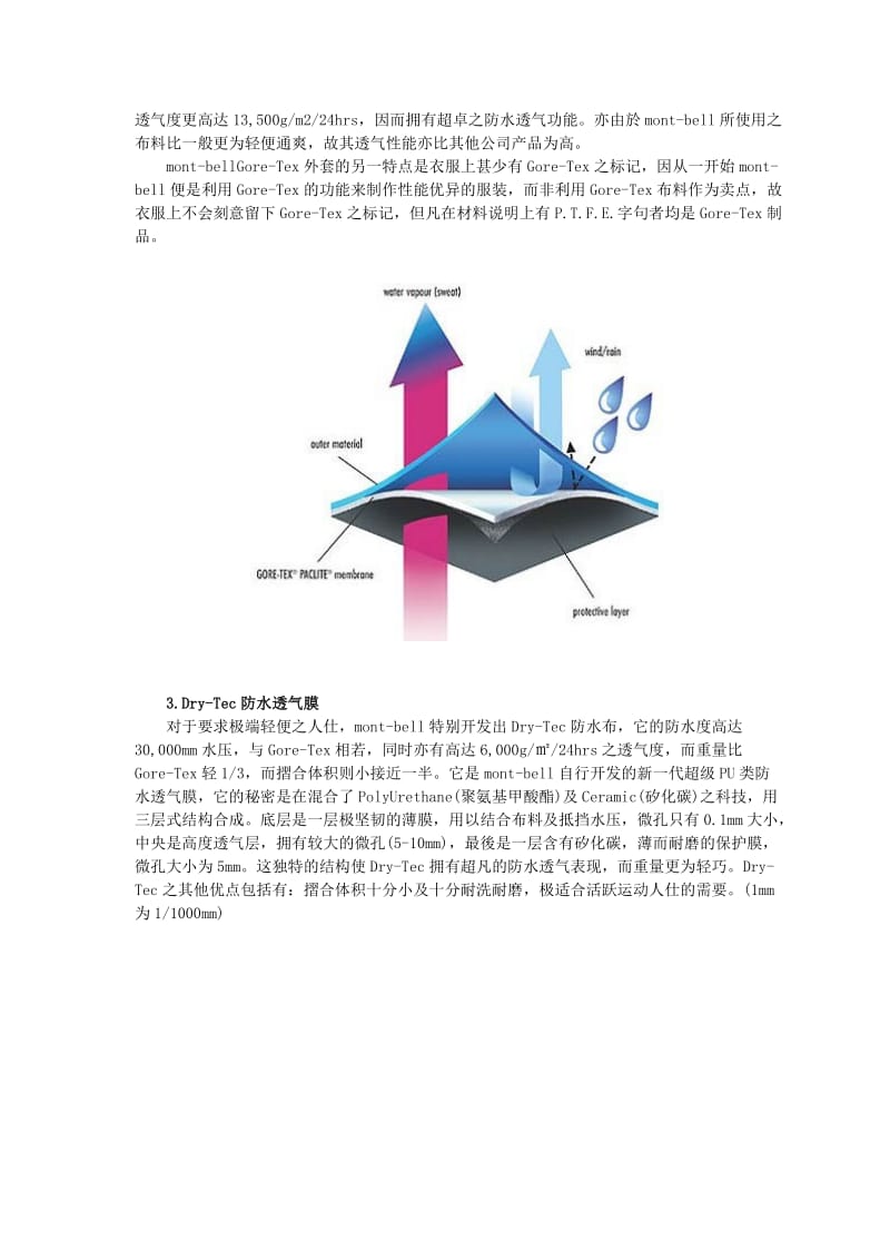 户外运动服装的18种面料介绍.doc_第2页