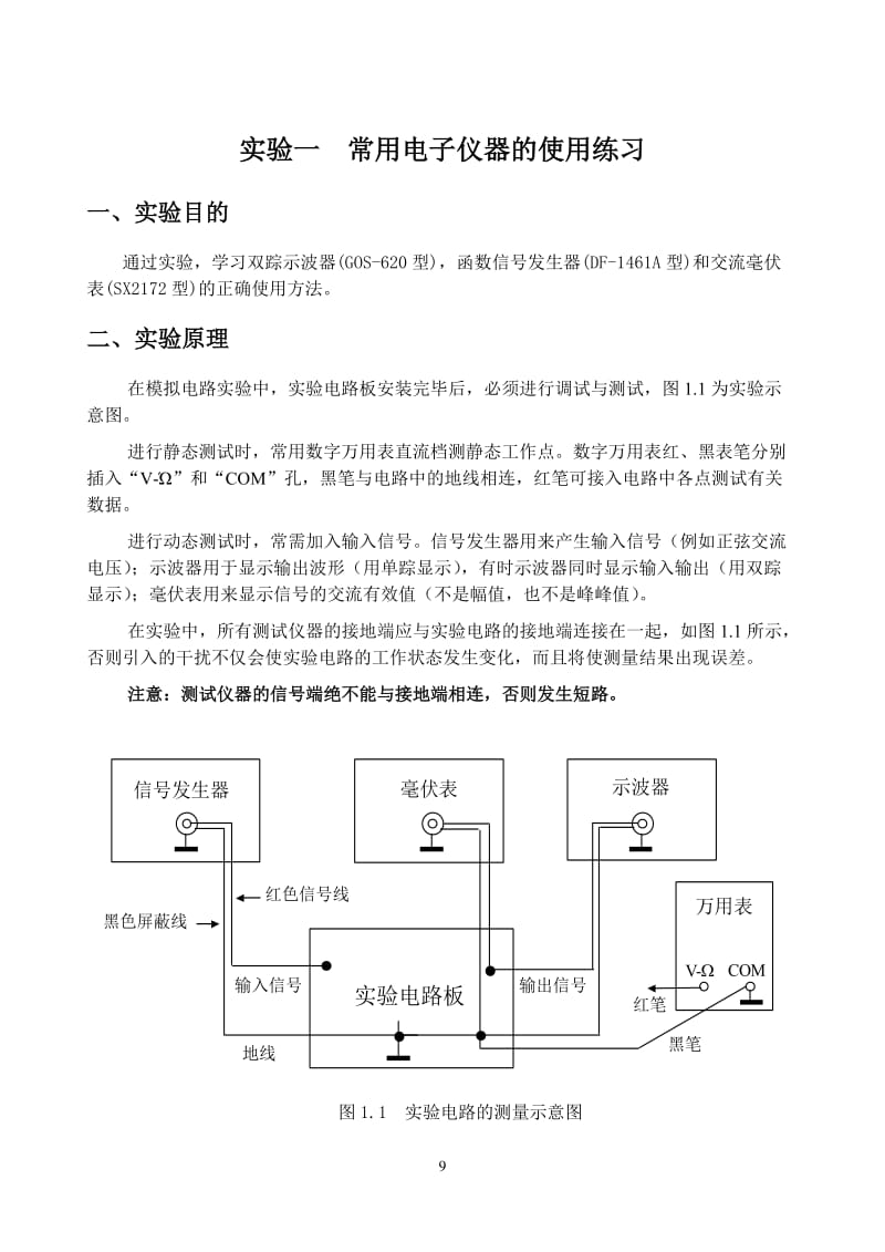 模拟电子技术实验1-6.doc_第1页