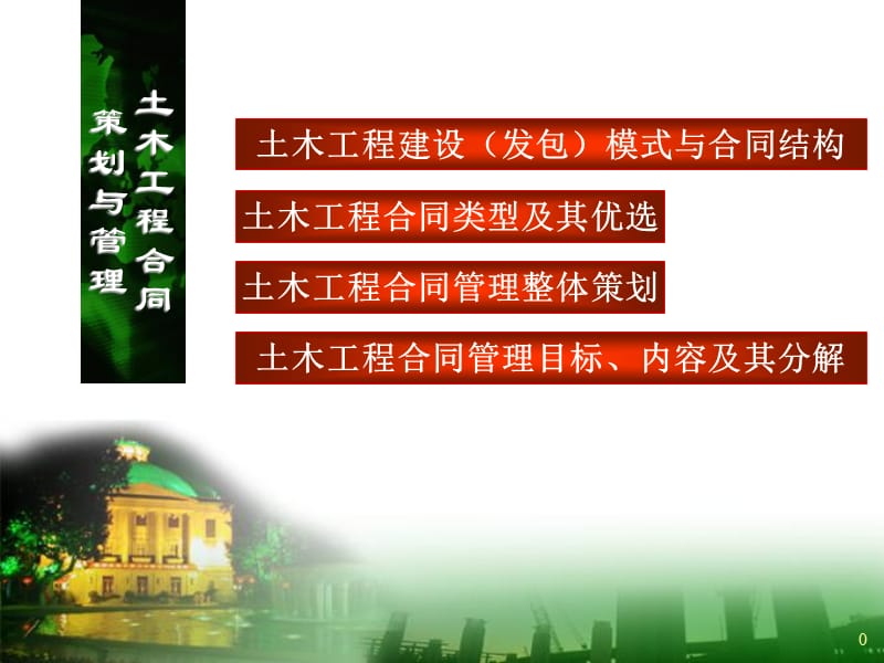 CH6土木工程合同管理策划.ppt_第1页