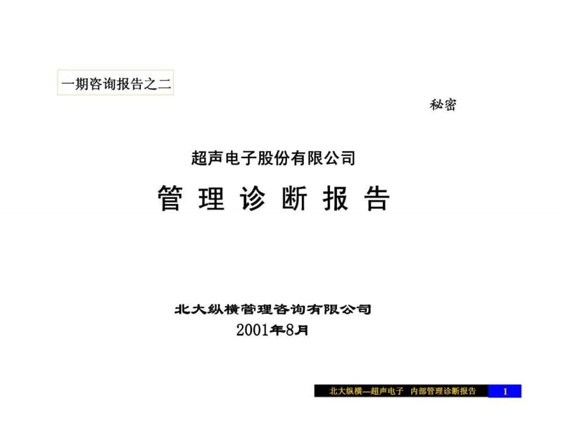 超声电子没股份有限公司管理诊断报告.ppt_第1页