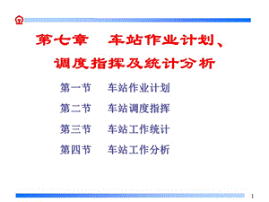 华东交通大学轨道交通学院车站作业计划、调度指挥及系统.ppt